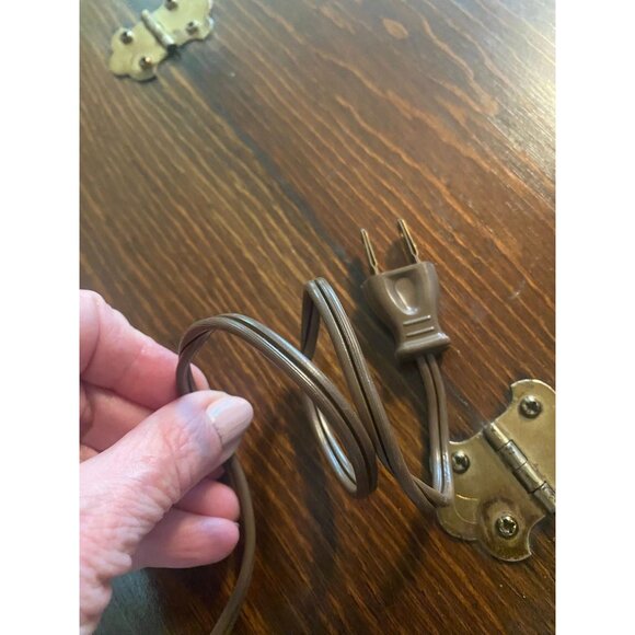 Vintage Firkin Lamp by Basketville on Legs– Never Used – Original Box – Rustic P - Picture 11 of 12